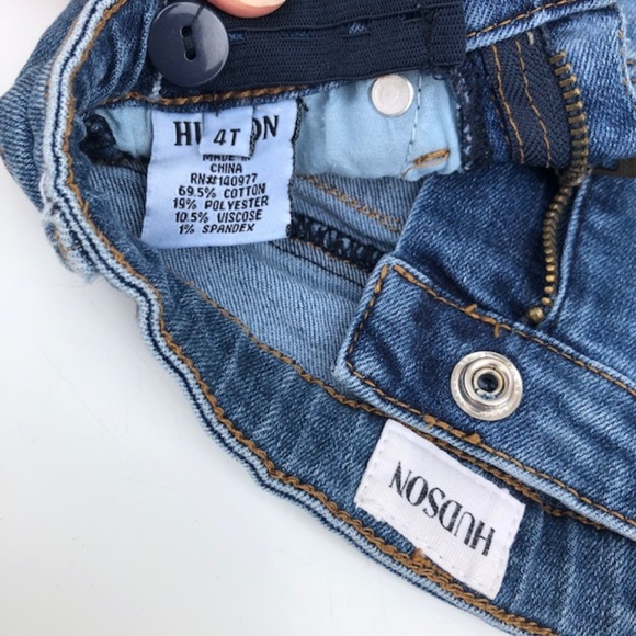 Hudson Skinny Jeans Girl's 4T - Picture 3 of 3